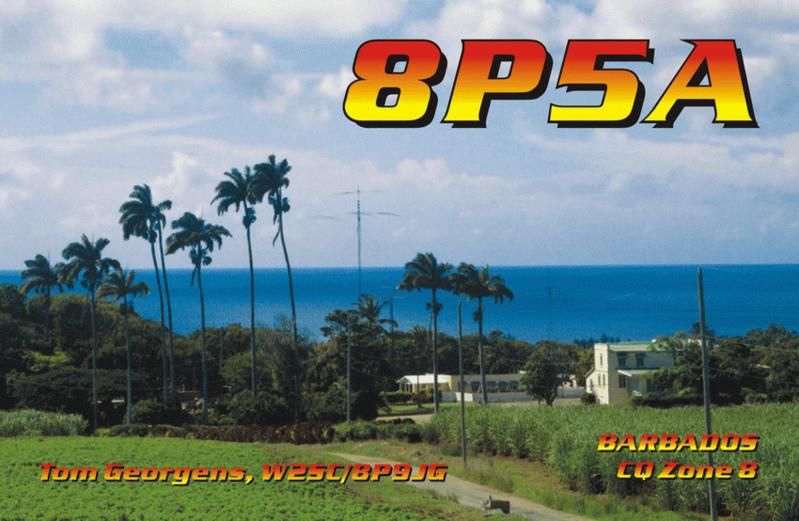 Барбадос 8P5A 