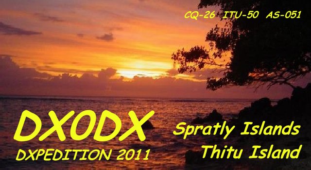 DX0DX Остров Thitu Pagasa Острова Спратли 