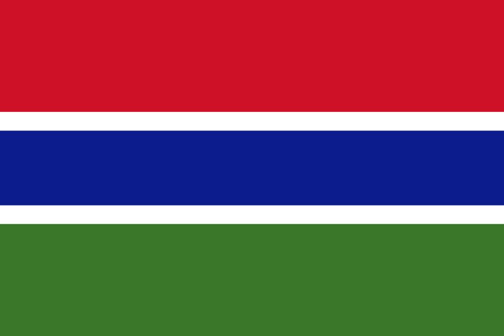 Гамбия Флаг Гамбии