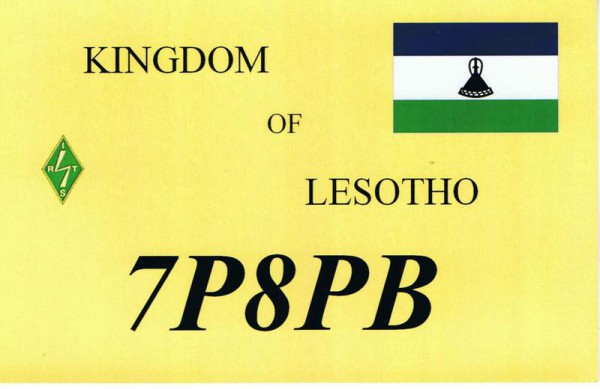 Королевство Лесото 7P8PB