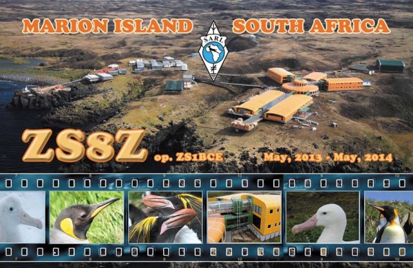 Marion Island ZS8Z QSL