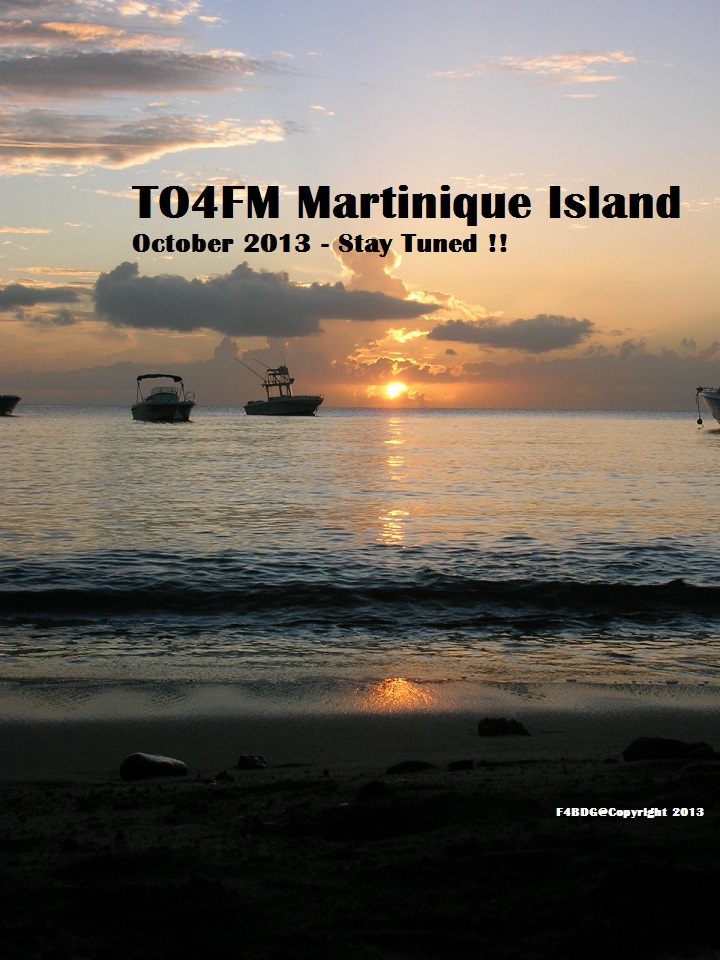 Остров Мартиника TO4FM