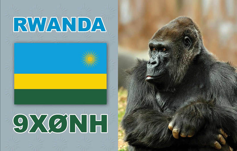 Руанда 9X0NH 2013