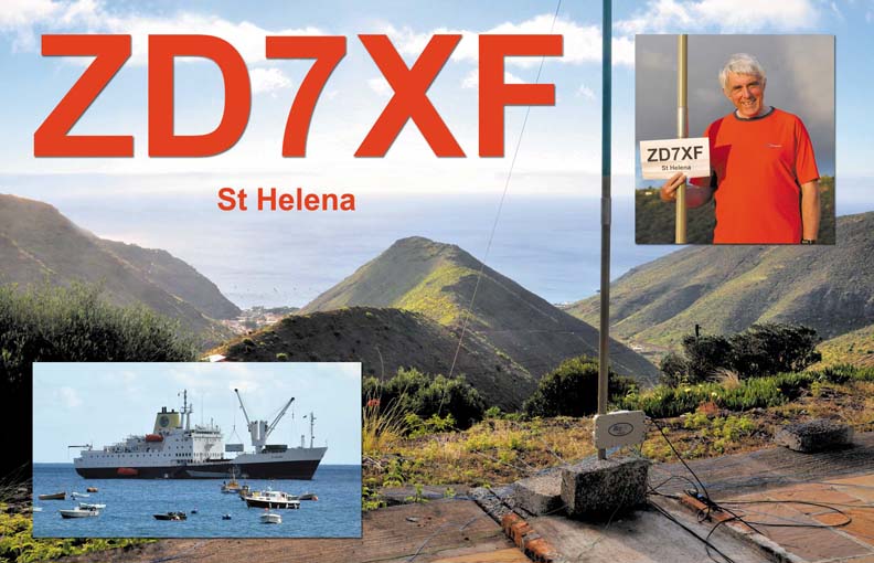 ������ ������ ����� ZD7XF QSL ��������