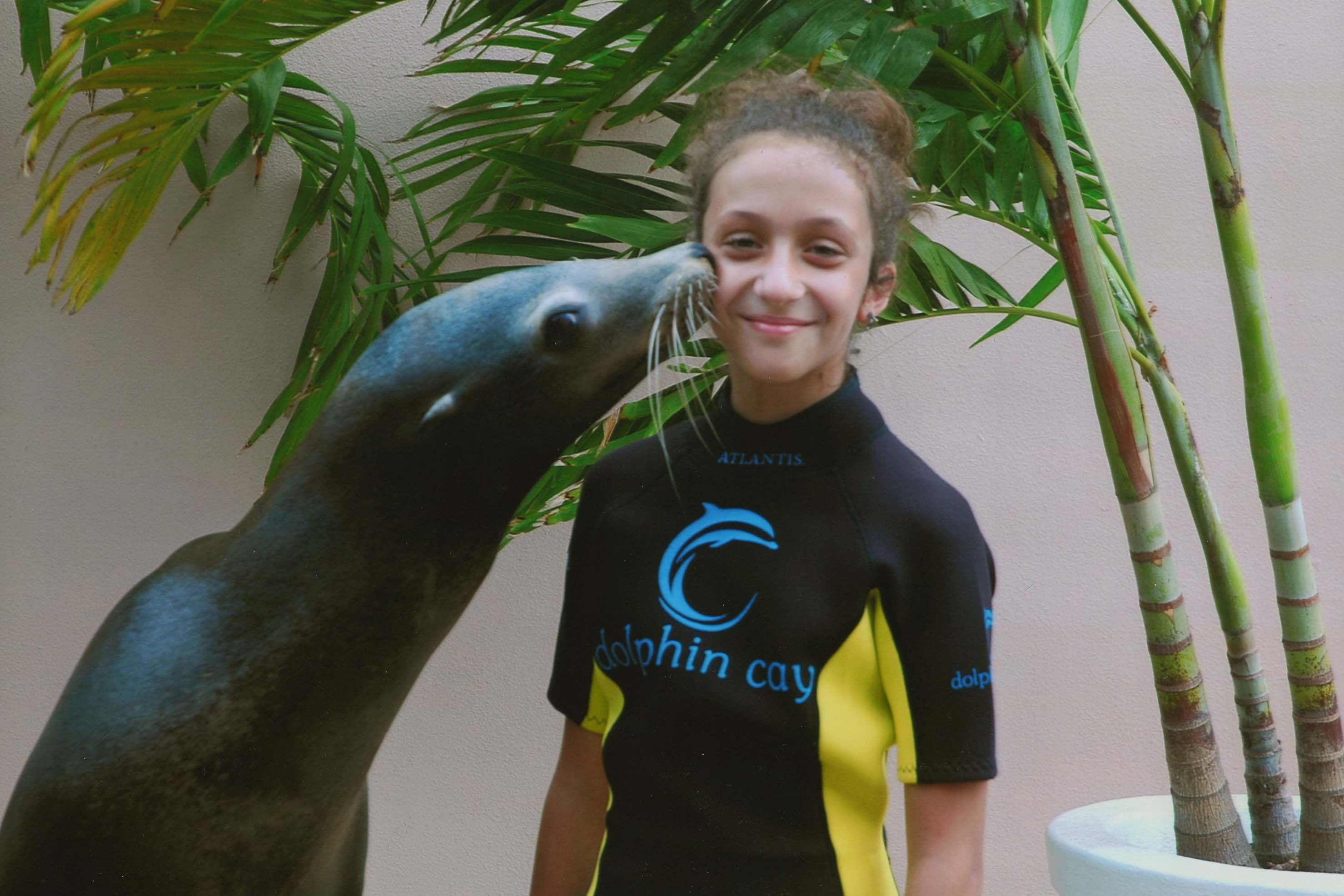 Sea Lion Kiss Hotel Atlantis Bahamas Paradise Island Maria Teimurazova
