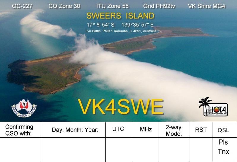 VK4SWE Sweers Island