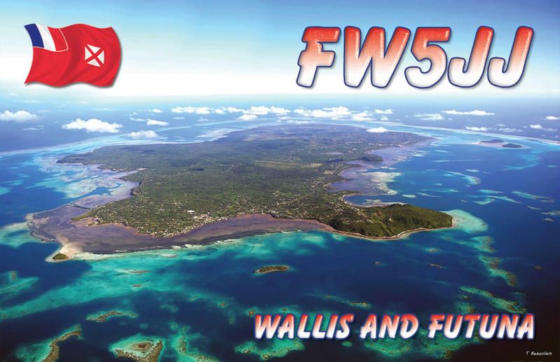 Wallis and Futuna Islands FW5JJ QSL
