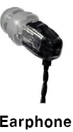 Earphone for VHF Radios