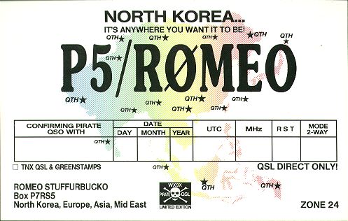 P5ROMEO QSL 