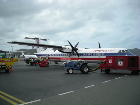 VP2VVA The Bombardier plane 