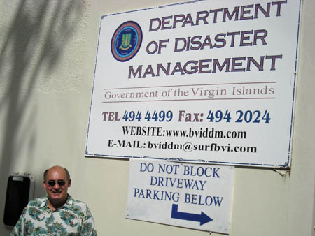 K6VVA VP2VQ George also took me to visit the Disaster Management Office  