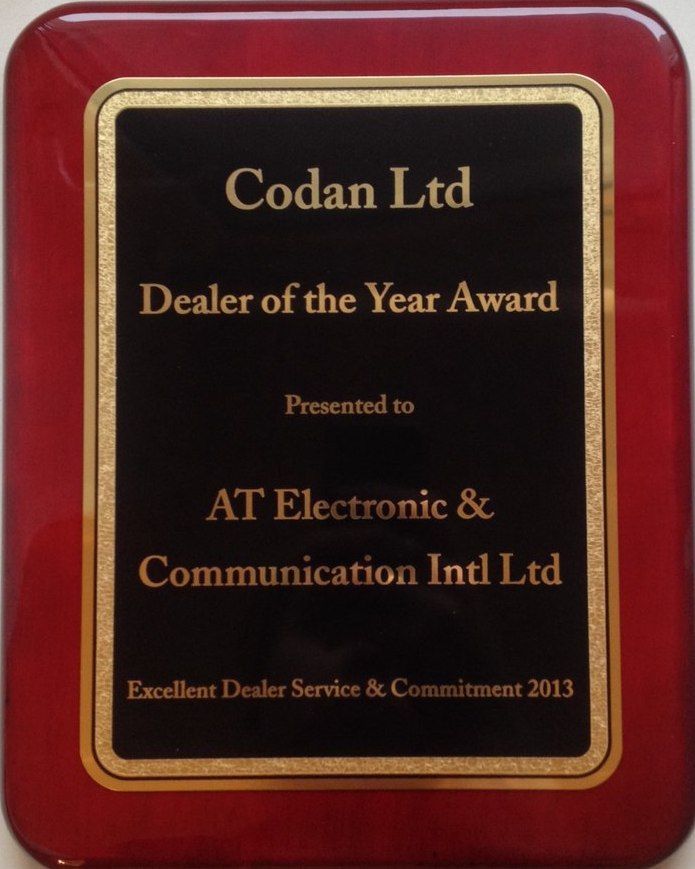 Distributor of the Year CODAN 2013