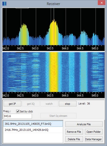 AKRS Receiver Manager Module Window AKRS Receiver Manager Module Window