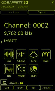 Barrett 4050 HF transceiver Channel 