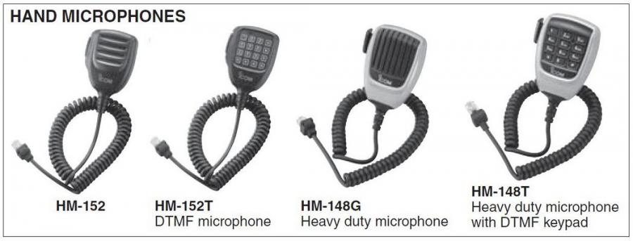 IC-F5013/H - Hand Microphones