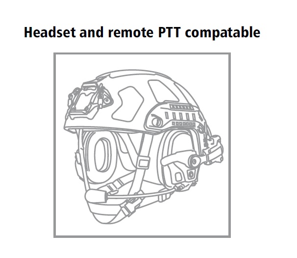 Barrett PRC-4080 Headset and remote