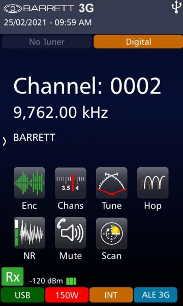 Transceiver Barrett 4090 Display 4 Transceiver Barrett 4090 Display 4
